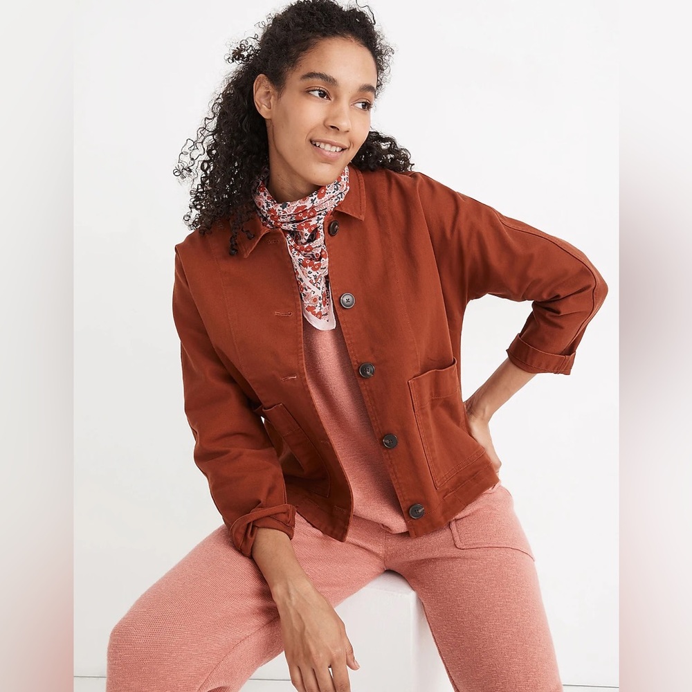 Madewell Rust Chore Coat